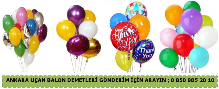 Ankara Kazımözalp Mah uçan balon helyum gazlı balon demetleri