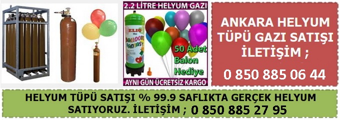 Ankara Sincan helyum tüpü satışı